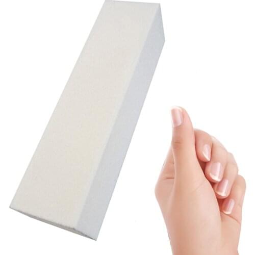10Pcs White Buffing Sanding Nail File Polishing Block Pedicure Manicure Care Nail Art Buffer Bloc Polissoir Ongles Maquiagem
