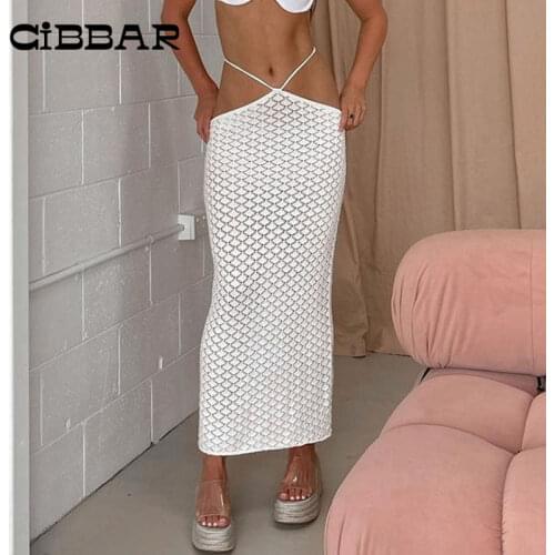 CIBBAR Women's Maxi Skirts
