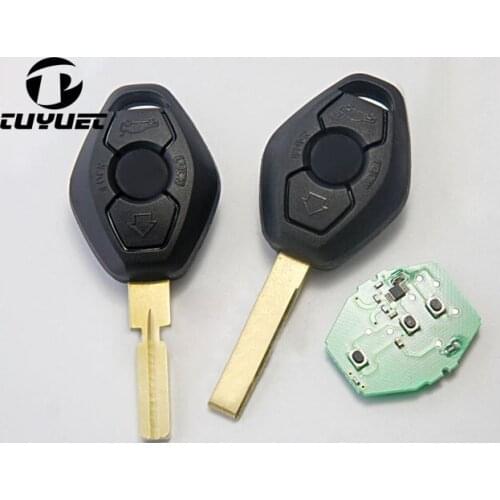 Remote key With ID44 Chip For BMW EWS E38.E39 315mhz /433.92mhz (with words on the back )