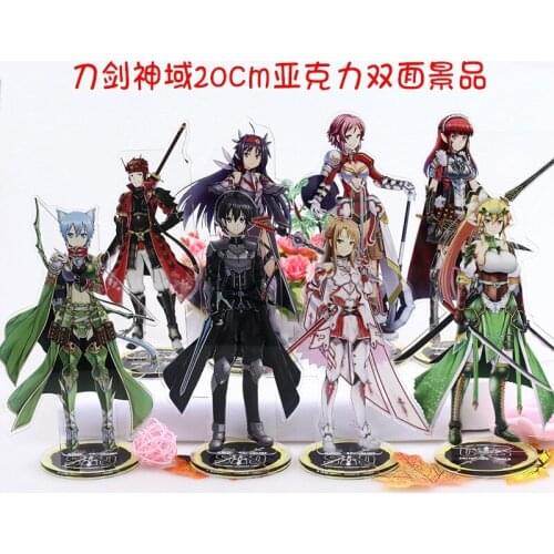 Japanese anime figure Anime Acrylic Stand Model Toys Action Figure Pendant toy gift 20cm Sword Art Online