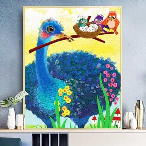 Painting By Numbers Animals peafowl 50x40cm Pictures Oil Painting By Numbers Set Gift Coloring By Numbers Canvas Wall Set