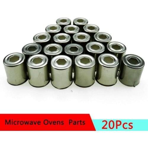 20PC/LOT Stainless Steel Pentagon Hole Magnetron Caps for Microwave Replacement Parts for Microwave Ovens Copler Microondas Caps