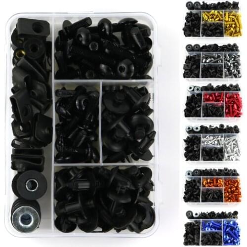 M6 M5 Complete Fairing Bolts Kit Fit For Suzuki GSXR125 250 600 1000 HAYABUSA GSX1300R B-King SV650 GSR600 750 1000 GSXS750 1000