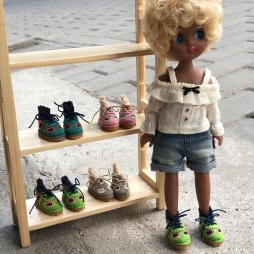 Blythes doll Shoes are suitable for 1/6 size fashion LACES with holes trendy cool sneakers greys pinks green blues etc