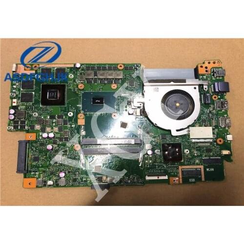 Laptop Motherboard For ASUS Flying fortress X580 X580V X580VD Motherboard Mianboard with GTX 1050 Graphics card i7-7700HQ cpu