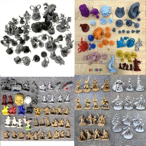 Lot Monsters Zombie Miniatures for Game Role Playing Figures Wars Game Model Toys