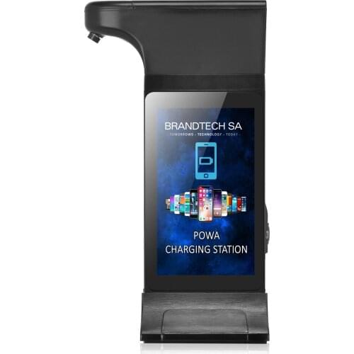 FYD-835SD Restaurant Table Stand 7 Inch WiFi Touch LCD Table Advertising Display Player Hand Sanitizer Dispenser Screen