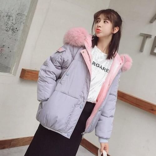 2019 Hot Sale Polyester Long Zipper Slim Full New Korea Cotton-padded Clothes Easy Color Warm Cotton Fashion Womens Coat