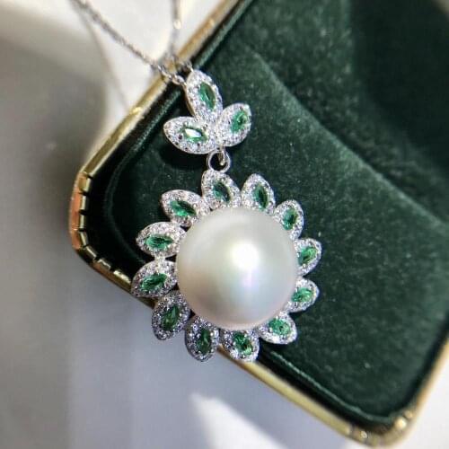 NEW ARRIVAL Exquisite 925 Sterling Silver Pendant Base Settings Mountings Findings Parts for Pearl Crystal Jade Agate 5pcs/lot