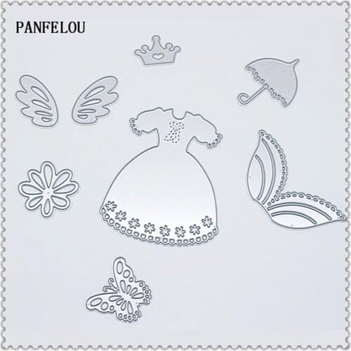 PANFELOU Metal craft Baby hat butterfly paper die cutting dies for Scrapbooking/DIY Easter wedding Halloween cards
