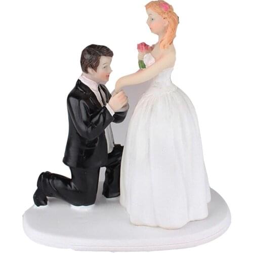 Prompt marriage wedding cake doll toy Resin Crafts Decoration Cake Decoration wedding Valentines Day gift