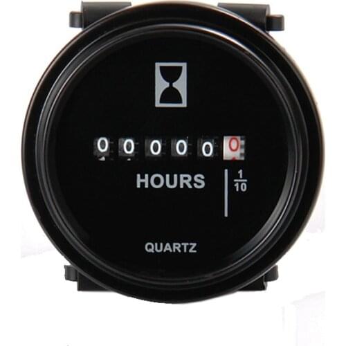 Snap in HOUR METER counter timer for tractor truck Trencher turf rakes chiper trimer farm machine lawn mower DC 8-80V Power
