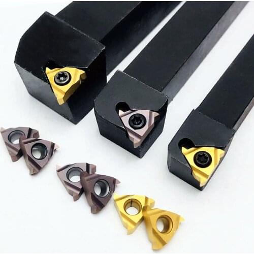 SER 1010H11 SEL1010H11 SER1212H11 SEL1212H11 SER1616H11 SEL1616H11 external thread arbor + 10PCS MMT11ER carbide threaded insert