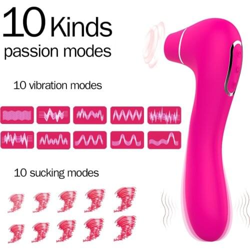 10 Modes Sucking Vibration Passion Vibrators Nipple Clitoris G Spot Stimulator Sex Toys Shop For Women Female Adults Masturbator