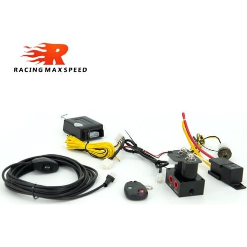 2-position air suspension control system controls the lift of the front or rear of the car with swith control and remote control