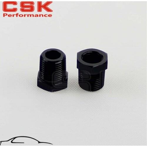 2pcs 1/2" Male x 3/8" Female NPT Thread Reducer Hex Bushing Pipe Fitting Alloy