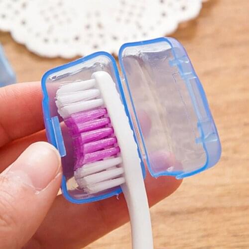5Pcs/Set Portable Travel Toothbrush Head Cover Storage 3.5*1.8*2.3cm Toothbrush Protect Box Tooth Brush Holder Covers