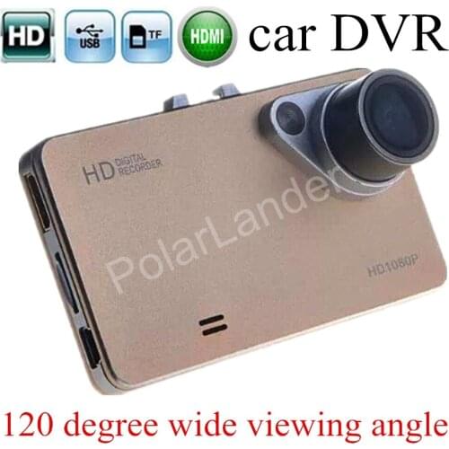 Car DVR Camera H2000 video recorder night vision loop recording dash cam 2.7 inch LCD screen car styling high quality