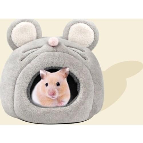 Hamster Nest Pad Velvet Warm Pet Nest Arctic Cotton Cushion Hamster Hedgehog Chinchilla Rabbit Pet Bed Pet Nest Supplies