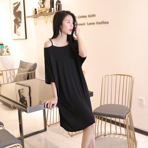 Женские ночные сорочки с рукавами CLOUD COTTON STORY China At AliExpress