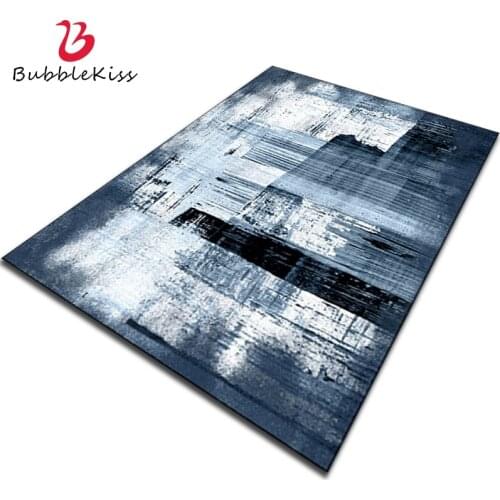 Bubble Kiss Blue Carpets For Living Room Home Customize Large Rugs Creative Purple Ink Pattern Decoration Soft Area Floor Mats