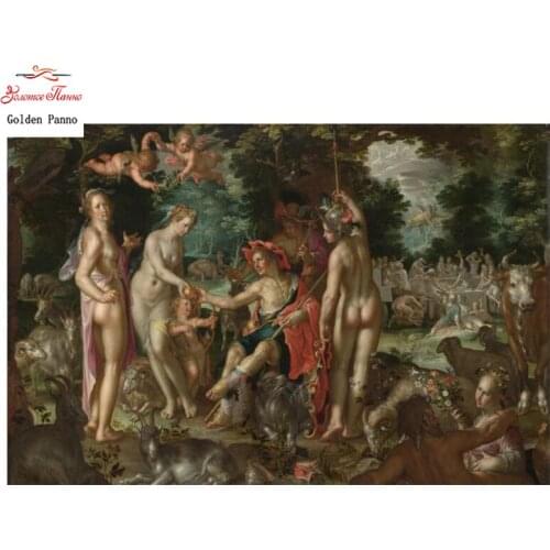 Golden Panno,Needlework,DIY DMC Cross stitch,Sets For Embroidery kits,Precise unprinted religion Patterns Counted Cross-stitch