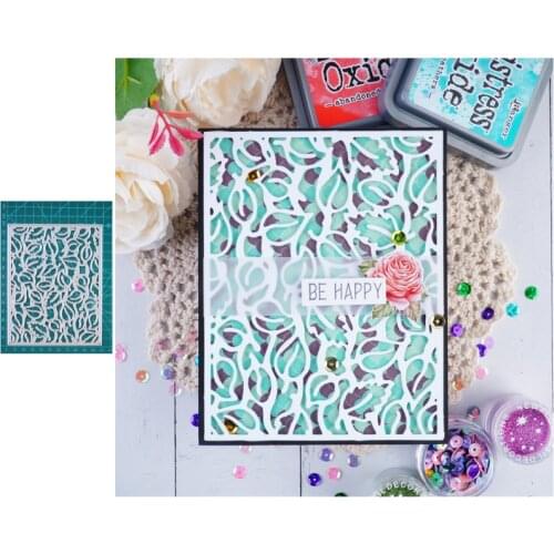 InLoveArts Craft Leaf Rectangular Frame Metal Cutting Dies Cut Mold Scrapbook Paper Craft Knife Mould Blade Punch Stencils Dies