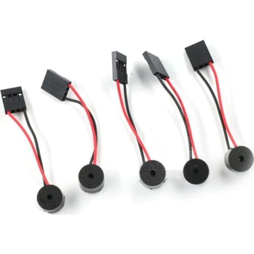 Angitu10pcs/lot Buzzer Board Beep Alarm Mini Plug Speaker For PC Interanal BIOS Computer Motherboard Mini Onboard Case
