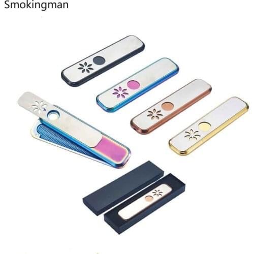 Metal Dry Burner Smoking Pipe With Gift Box Genius Factory Direct Sales