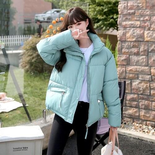 Fashion Jacket Women Winter Oversized Bubble Puffer Coat Stand Collar Thicken Parka Loose Winterjas Dames 7 Colors 8101657