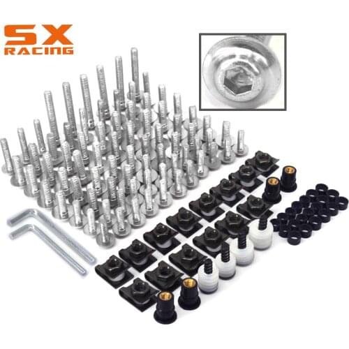 Motorcycle Scooter Complete Fairing Body Bolts Screw Set for ZX6R ZX7R ER6N Z800 Z1000 VERSYS650 ZX10R ZX14R NINJA 250R