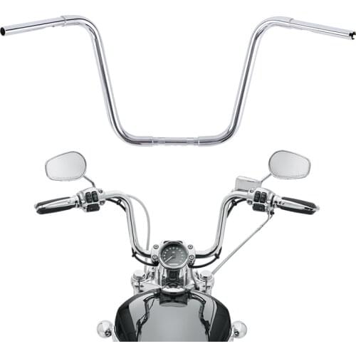 Motorcycle 10/12/14/16/18" Rise APE Hangers Bars 1-1/4" Fat Handlebars For Harley Softail FLST FLST Sportster XL Iron 883 1200