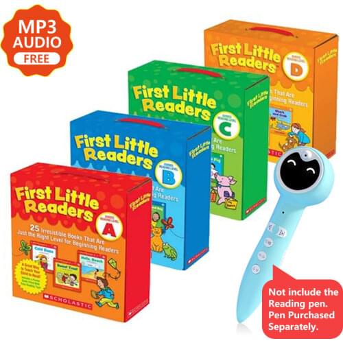 First Little Readers ABCDEF Learn To Read 16 Books/set for Parents Educational Toys Classroom English Story Books for Kids