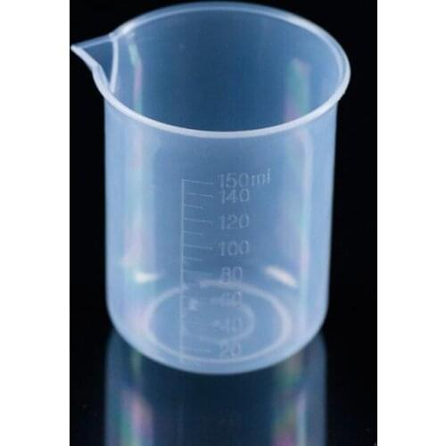 200pcs 150ml Transparent Plastic Measuring Cup with Accurate Scales for Household Home Kitchen Laboratory ZA6551