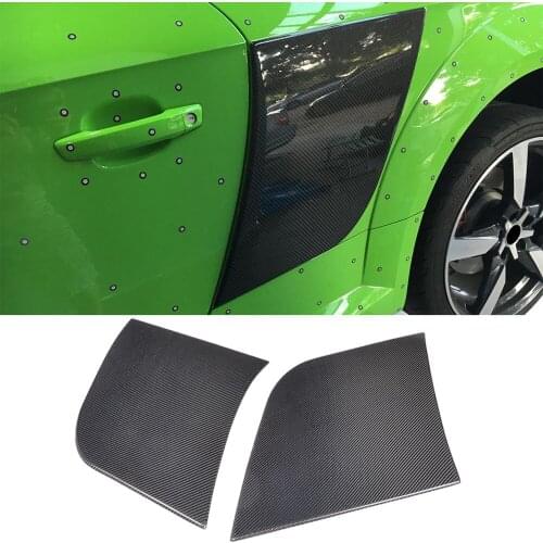Carbon Fiber Car Rear Side Door Fender Car Guard Board for Audi TT MK3 8S TTS TTRS TT S Line Coupe 2 Door 07-17 2PC