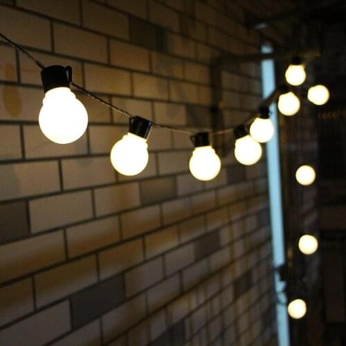 Outdoor Waterproof Solar G50 Retro Bulb Fairy String Lights 5M/3.5M For Christmas Wedding Party Cafe Garland Street Decoration