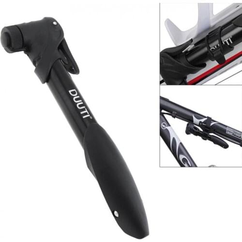 Bicycle Pump Portable Mini Two-Way Air Outlet Supports American and French Nozzle with Bicycle Pump Seat and Bicycle Pump Strap