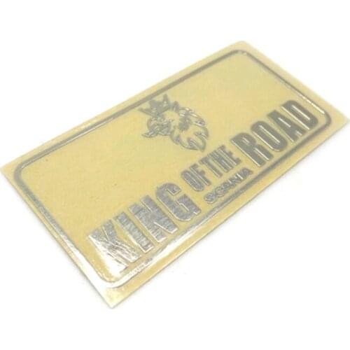 1/14 Scania Car Remote Control Truck Main Cab Rear Window Sticker With Wire Frame, King Of The Road