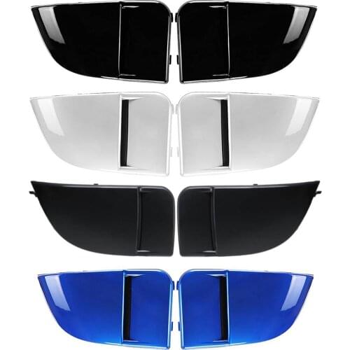 1 Pair Car Front Fog Light Lamp Covers Bumper Cover Cap Trim Protection For Subaru Impreza STI W-RX 2004-05 Auto Lamp Mask Cover