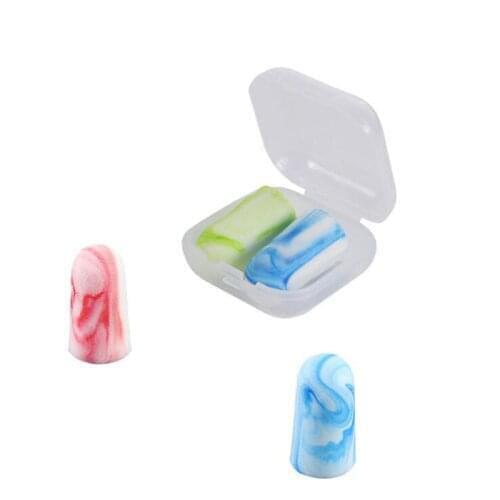 2pairs/lot New arrival Upscale PU memory Foam Ear Plugs Tapered Travel Sleep supplies Noise Prevention Earplugs MR095