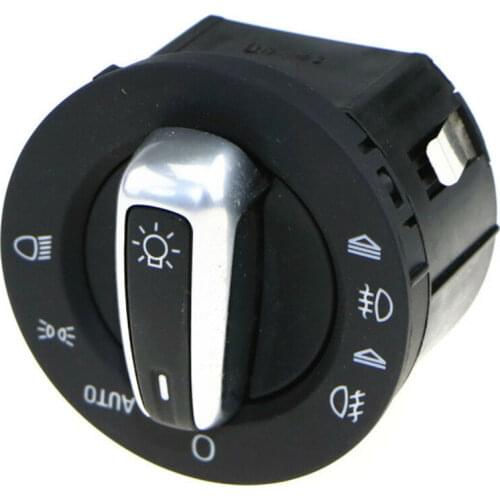 Car Chrome Headlight Switch Control Fog Light Switch Control For Audi A6 S6 C6 RS6 Allroad Q7 4FD941531A 4F1941531E 4FD 941 531A