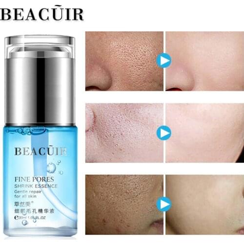 BEACUIR pore essence acne treatment pores skin firming serum for face moisturizing skin care 30ml brighten skin shrink pores