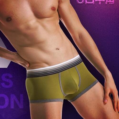 Men fashion Underwears Boxers Shorts Casual Underpant Men cotton Boxer Male Shorts Bulge Pouch Underpants