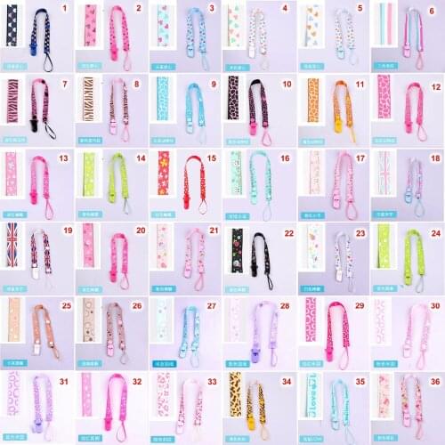 Baby Pacifier Clip Chain Ribbon Holder For Nipples Chupetas Para Soother Pacifier Clips Leash Strap Holder For Infant