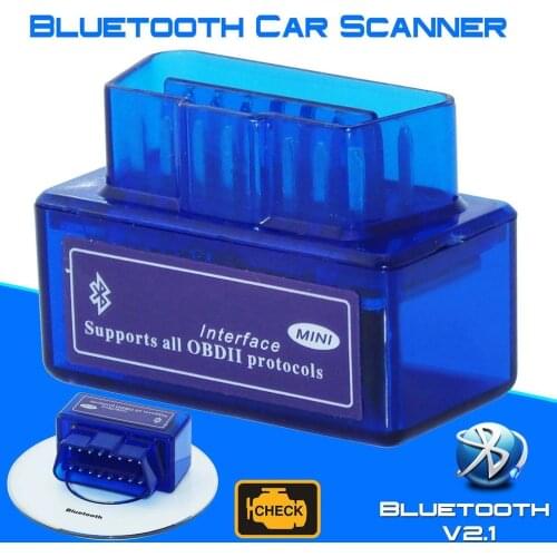 Mini Bluetooth OBD2 V1.5 Elm 327 V 1.5 OBD 2 Car Diagnostic-Tool Scanner OBDII Adapter Auto Diagnostic Tool