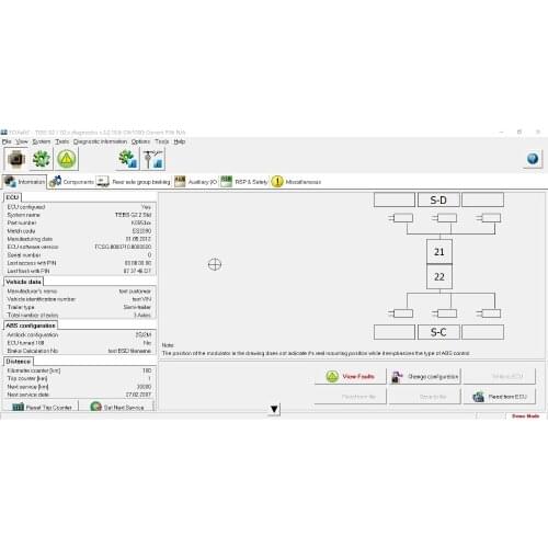 SattvDiag Knorr Bremse Diagnostic Software 2021 with PIN license