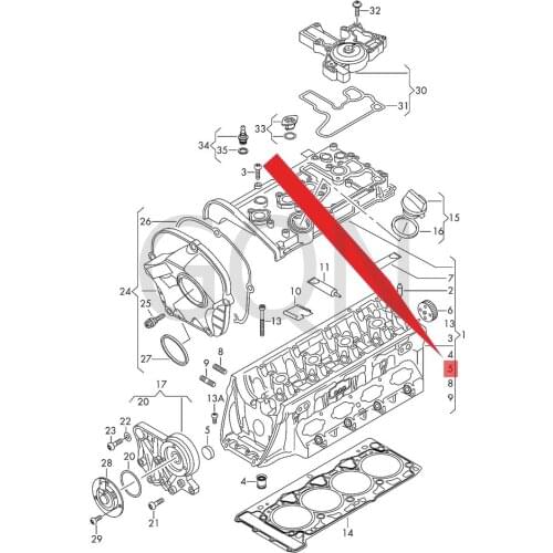 Lock cover Vol ksw age nNe wBe etl eLa man doA mar okA meo Art eon Eur oVa nPh aet on Camshaft blocked Cylinder head oil blocked