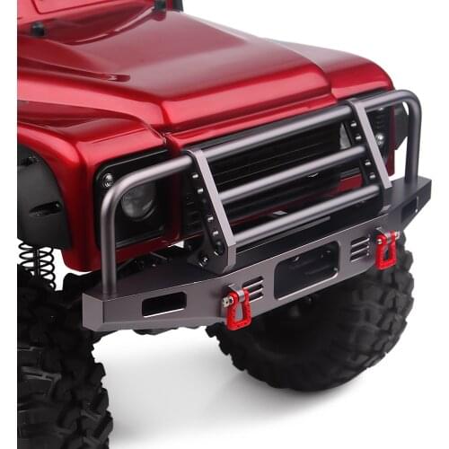 Metal 1PCS Front Adjustable Bumper 1:10 RC Crawler Car Defender for Traxxas TRX4 Axial SCX10 SCX10 II