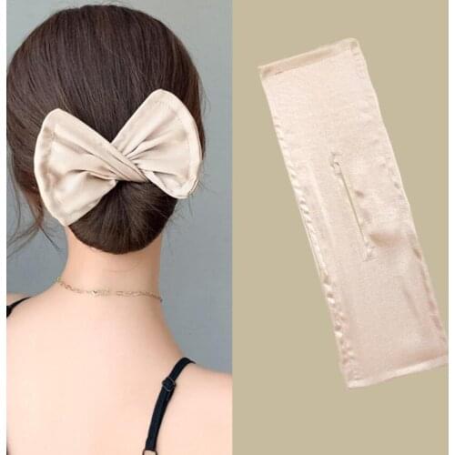 2021 New Fashion Iron Twisted Wire Bow Tie Hair Solid Magic Hairpin Lazy Curler Tools For Women Girl Accessories Headwear