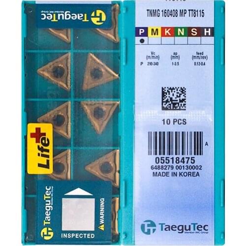 Original TNMG160408-MP TT8115 Carbide Inserts Milling Insert Lathe CNC Tools For Turning Insert